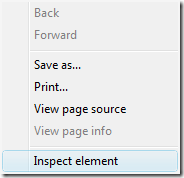 Inspect Element