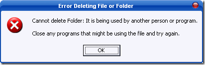 Error Deleting Files or Folders, Delete Locked File and Folders- Free ...