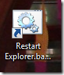 Restart Explorer